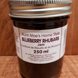 Homemade Blueberry Rhubarb Jam 250 ml Homemade Blueberry Rhubarb Jam 250 ml