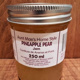 Homemade Pineapple Pear Jam - 250 ml Homemade Pineapple Pear Jam - 250 ml