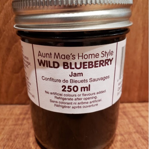 Homemade Wild Blueberry Jam - 250 ml Homemade Wild Blueberry Jam - 250 ml