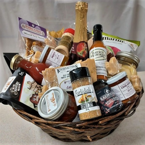 Basket # 6 "The Flavor Buster" Gift Basket Basket # 6 "The Flavor Buster" Gift Basket