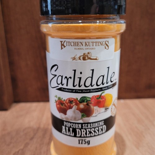 All Dressed Popcorn Seasoning - Earlidale - 185 g  All Dressed Popcorn Seasoning - Earlidale - 185 g