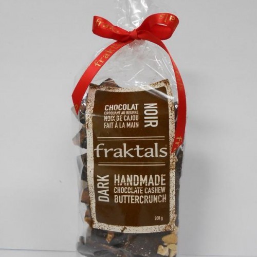 Fraktals Dark Chocolate Cashew Buttercrunch Fraktals Dark Chocolate Cashew Buttercrunch