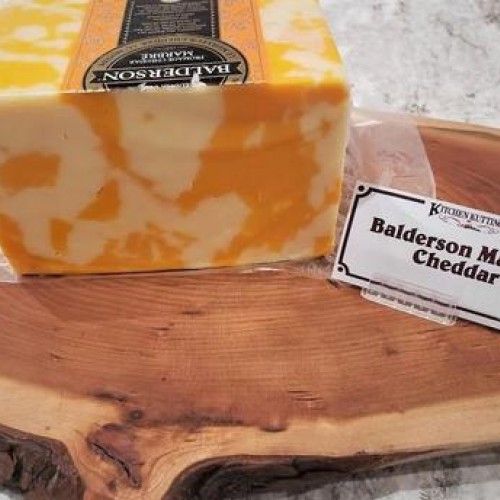 Fresh Cut Balderson Marble Cheese - per lb Fresh Cut Balderson Marble Cheese - per lb